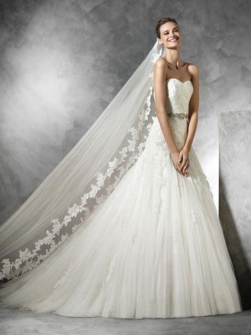 pronovias dagen designer sample wedding dress buy online rosemantique
