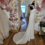 Wendy Makin Pascale UK 12 crepe wedding dress sale Ireland