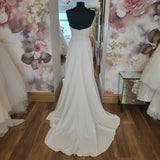 Crepe wedding dress off the peg Waterford Ireland