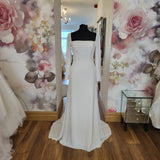 'Paulo' San Patrick UK 12 crepe designer wedding dress off the peg
