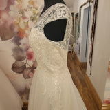 Lore' Bridal 8026 UK 16 champagne wedding dress sale Ireland