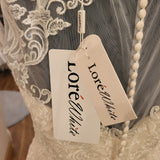 Lore Bridal 8026 wedding dress size 16