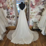 Anouskha G Couture ' Freya' UK 10 designer sample wedding dress sale Ireland