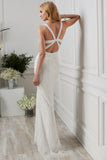 Adrianna Papell platinum off the peg wedding dress