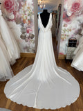 Pronovias Efai UK 12 designer sample wedding dress.