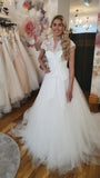 David Fielden 'Grace Kelly' gown UK 8
