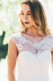 Wendy Makin Pascale UK 12 crepe and lace off the rack designer wedding dress sale Ireland