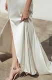Prea James cara silk designer wedding dress for sale