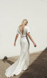 Prea James Cara UK 10 silk wedding dress for sale