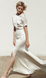 Prea James UK 10 Cara silk wedding dress for sale