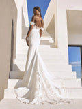 Pronovias Octavia UK 10-12 preloved designer wedding dress off the rack Ireland