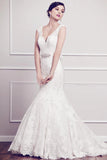 Kenneth Winston '1573' US 10 lace mermaid wedding dress with straps designer sample sale Waterford Ireland