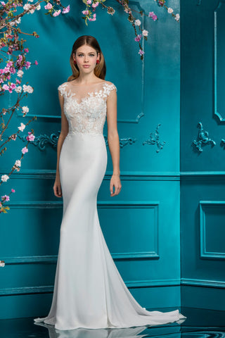 Ellis Bridals 18082 designer sample sale wedding dress buy off the peg size UK 8 from Rosemantique