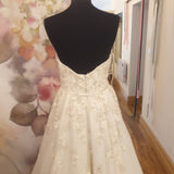 Ellis Bridale UK 14-16 strapless tulle wedding dress available off the peg