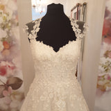 Justin Alexander 3875 fifties style wedding dress UK 12