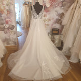 Pronovias Garner size UK 12 designer wedding dress off the rail Ireland