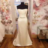 Alan Hannah Honour designer silk and lace wedding dress