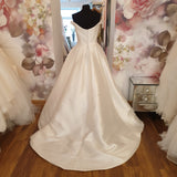 Ellis Bridals 19093 Mikado UK 14 sample sale wedding dress Rosemantique