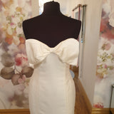 Sassi Holford Allie Mikado wedding dress with bow