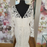 White One Ofil UK 18 designer wedding dress Waterford