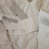 White One Kehlani UK 16 designer sample sale wedding dress