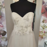 White One Kehlani UK 16 designer sample wedding dress