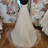 White One Kehlani UK 16 designer sample sale wedding dress