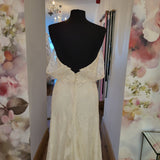 Stephanie Allin Sorrento lace boho sample wedding dress size UK 12