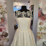 Stephanie Allin Kelly Designer Silk Wedding Dress Size UK 12