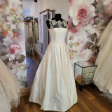 Stephanie Allin Kelly Designer Silk Wedding Dress Size UK 12