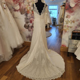 Ivory & Co Infamous Beauty crepe bridal gown for sale Waterford Ireland