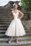 Justin Alexander 50's style tea length wedding dress UK 12
