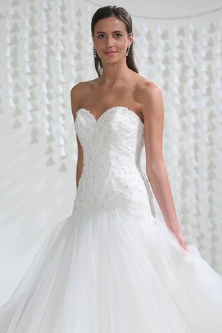 Wtoo By Watters'Traci' Mermaid Wedding Dress Size 16