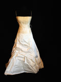 Thierry Marin sample wedding dress silk bodice & skirt.