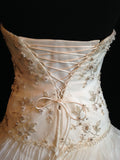 LM Bridal style karylico buy online rosemantique designer wedding dress sample