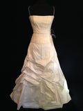 Thierry Marin sample wedding dress silk bodice & skirt.