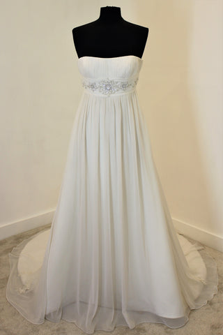 ellis sample wedding dress goddess chiffon buy online rosemantique