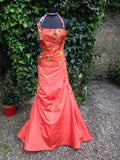 rembo styling orange colour wedding dress buy online rosemantique