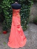 rembo styling orange colour wedding dress buy online rosemantique