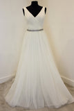 pronovias odona designer sample sale wedding dress buy online rosemantique size 12 UK