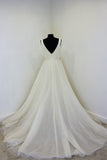 Pronovias Odona ivory tulle boho sample dress size UK 12