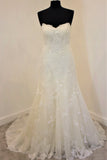 Pronovias Tessy lace dress size UK 12