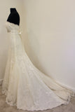 Pronovias Tessy lace dress size UK 12