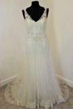 Annasul Y Imogen designer lace sample wedding dress on sale buy online rosemantique