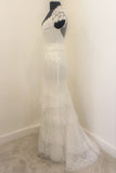 cymbeline issey designer lace boho sample wedding dress buy online 