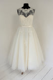 Louise Bentley Fedore designer tea length wedding dress buy online