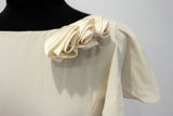 Belle and Bunty The Willow sample designer wedding dress silk fluttering sleeves UK12