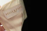 Belle and Bunty The Willow sample designer wedding dress silk fluttering sleeves UK12