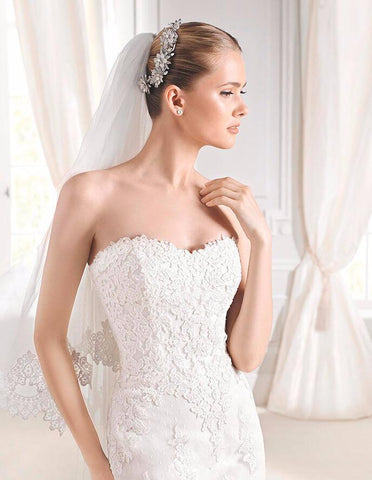 La Sposa Idalina designer sample wedding dress buy online from Rosemantique
