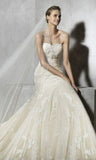 Pronovias Tessy lace dress size UK 12